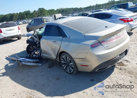 2017 Lincoln Mkz Select из США, поврежденный, VIN 3LN6L5C97HR618741